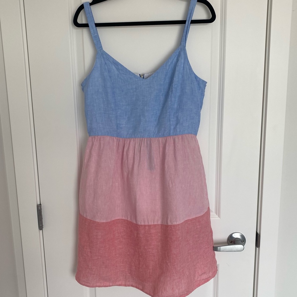 CYNTHIA ROWLEY | 100% Linen Sundress with pockets